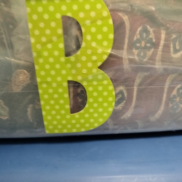 Insignia by Martin Wong Gold Bronze Silk Handmade Geometric Blue Accents Tie - Picture 8 of 9